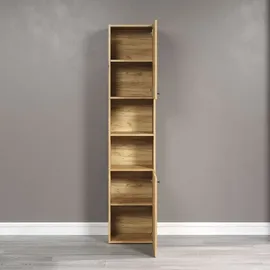 trendteam PureBliss Hochschrank 40 x 186 x 31 cm Schwarz Holz