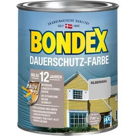 Bondex Dauerschutz-Farbe 750 ml silbergrau seidenglänzend