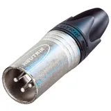 Neutrik NC3MXX XLR-Steckverbinder Stecker, gerade Polzahl: 3 Silber 1St.