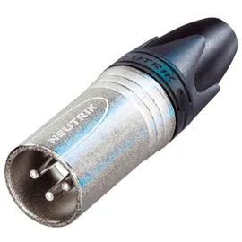Neutrik NC3MXX XLR-Steckverbinder Stecker, gerade Polzahl: 3 Silber 1St.