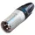 Neutrik NC3MXX XLR-Steckverbinder Stecker, gerade Polzahl: 3 Silber 1St.