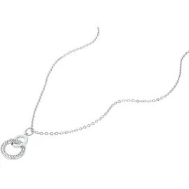 Tom Tailor Kette mit Anhänger Silber / Glas