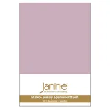 JANINE 5007 Mako-Feinjersey 140 x 200 - 160 x 200 cm altrosé