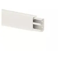 GGK 12451 Sockelleistenkanal SL 20x50-9001, PVC mit Dichtlippe, 2