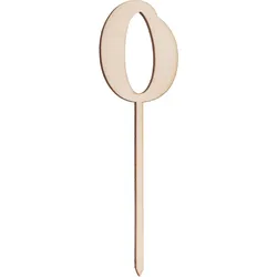 Sallys Cake Topper Zahlen - aus echtem Holz