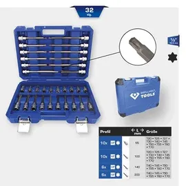 BRILLIANT TOOLS 1/2" Steckschlüssel-Satz 26-tlg.