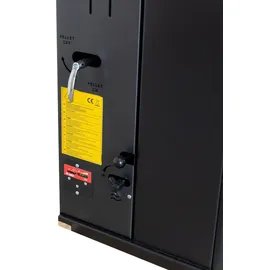 baba's stove Eco Mini Hybridofen Metall Schwarz