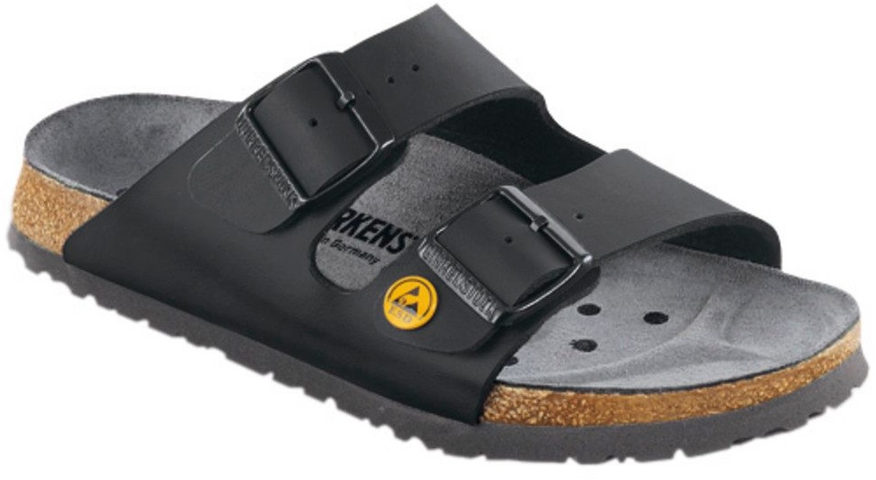 Birkenstock Arizona ESD Pantolette schwarz normale Weite Gr. 43 Schuhe 1 St