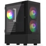 Krux Vako ATX mATX, Mini-ITX), PC Gehäuse, Schwarz