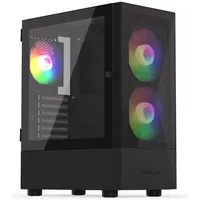 Krux Vako ATX mATX, Mini-ITX), PC Gehäuse, Schwarz