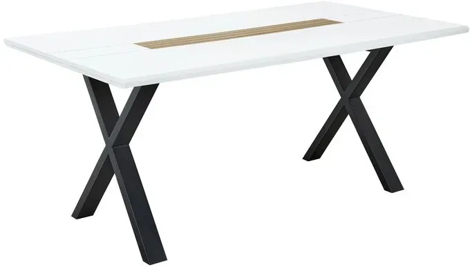 Wohnconcept Esstisch Duron 210 x 100 cm Dekor Weiß