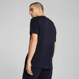 Puma Unisex ESS 2 COLOR Small No. 1 Logo Tee T-Shirts, New Navy, M
