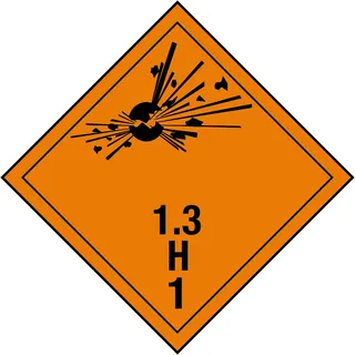 Placard Kl. 1.3 H, 250x250mm