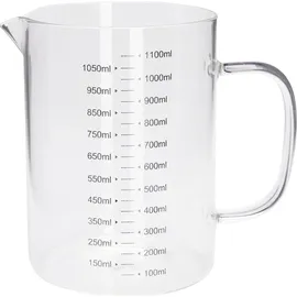EH Excellent Houseware MESSBECHER GLAS ca. 1000 ml transparent