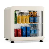 Klarstein Audrey Evo Getränkekühlschrank 45 l 0–10 °C hoch Creme