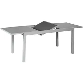 Merxx Ausziehtisch 200 x 90 x 75 cm silber/grau