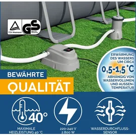 BESTWAY Poolheizung grau 42,6 x 26,6 x 18,7 cm