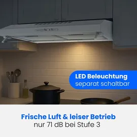 Bomann DU 623.3 Unterbauhaube 60 cm weiß