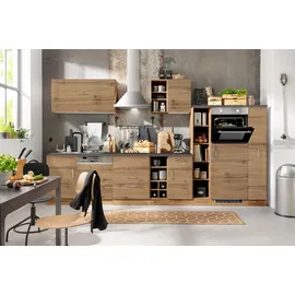 kochstation Küchenzeile KS-Colmar 360 cm braun