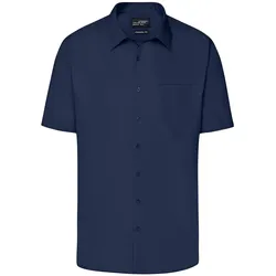 Herren Business Hemd kurzarm "JN644" - XXL - navy