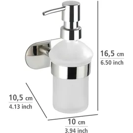 Wenko Turbo-Loc® Seifenspender Orea Shine,