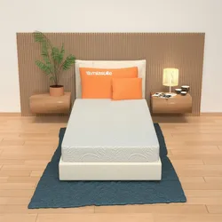 MiaSuite Matratze Abziehbare Memory  90x200 - Höhe 20 cm, Milbenhemmend, Atmungsaktiv | One