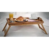 Spetebo Serviertablett Serving Tray - Betttablett 50 x 30 x 27 cm