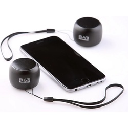 Elari ELNB1BLK NanoBeat Bluetooth Lautsprecher schwarz, Bluetooth Lautsprecher, Schwarz