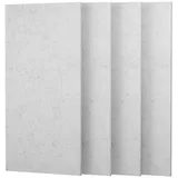 TONOR Schallschutzpaneel Akustikpaneele selbstklebend, 120x60x0.9 cm Wandpaneele selbstklebend grau