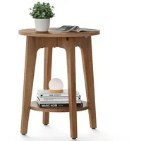 VASAGLE Beistelltisch mit unterer Ablage in modernem Stil