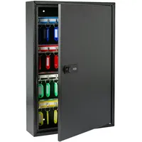 HMF 13664-02 Schlüsselschrank mit Zahlencode, Schlüsselkasten groß, 64 Haken,