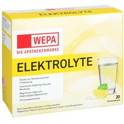 Wepa Elektrolyte Pulver Zitrone 20X5,6 g