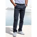 John Devin Chinohose regular-fit aus elastischer Baumwoll-Qualität blau 33