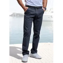 John Devin Chinohose regular-fit aus elastischer Baumwoll-Qualität blau 33
