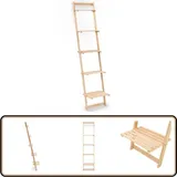 Vidaxl - Leiterregal Zedernholz 41,5x30x176 Cm - Leiterregal - Wandregal - Holzregal - Zedernholzwandregal - Blumenregal