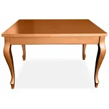 Ares Meble Esstisch Ausziehbar ALAN - Glamour Esstisch Holz, Dining Table aus Buchenholz, 12 Personen - 200 x 100 + 2 x 50 cm - Braun - Braun