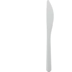 MONOUSO - Messer Wiederverwendbar Durable PP Mineral Weiß 18,5cm (50 Stück)