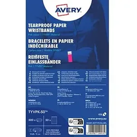 Avery Zweckform Eintrittsbänder pink, 500 St.