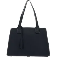Picard Peephole Schultertasche Leder 40 cm blau