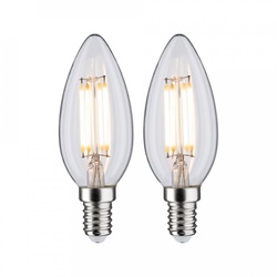 Paulmann 28788 LED Filament Kerze 2x4,5Watt E14 2700K Warmweiß
