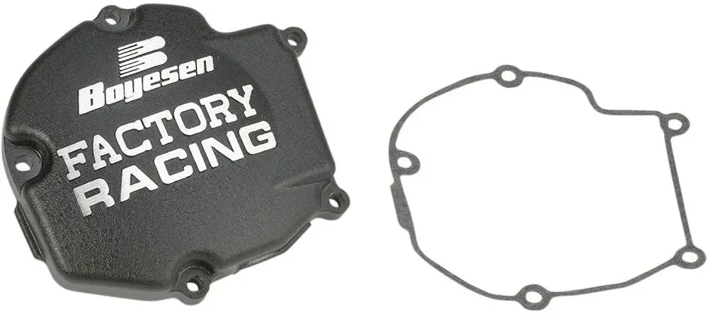 Boyesen Kawasaki Kx 125 Sc-11ab Aluminium Zündungsabdeckung - Black - One Size