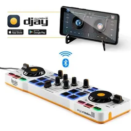 Hercules DJ Control Mix Controller mit Kopfhörer