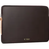 TECH-PROTECT Fleece-Laptoptasche 15-16“ - Braun