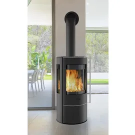 FIREPLACE Amarant Glas schwarz