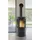 FIREPLACE Amarant Glas schwarz