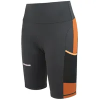 Airtracks Damen Laufhose Kurz Pro Team grau schwarz L