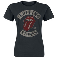 The Rolling Stones T-Shirt - 1978 - S bis XXL - für Damen - Größe M - schwarz  - Lizenziertes Merchandise! - M