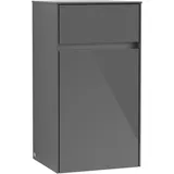 Villeroy & Boch V&B Seitenschrank Collaro 40,4x74,8x34,9cm, Anschl re, glossy grey