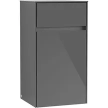 Villeroy & Boch V&B Seitenschrank Collaro 40,4x74,8x34,9cm, Anschl re, glossy grey