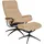 Stressless Relaxsessel "London", braun (latte batick), B:80cm H:116cm T:71cm, Leder BATICK: durchgefärbtes und genarbtes Möbelleder;Leder PALOMA: durchgefärbtes Semianilin-Möbelleder;ROHLEDER Stoff Q2 FARON (100% Polyester im Flor, Grundgewebe: 50% Polyester, 50%